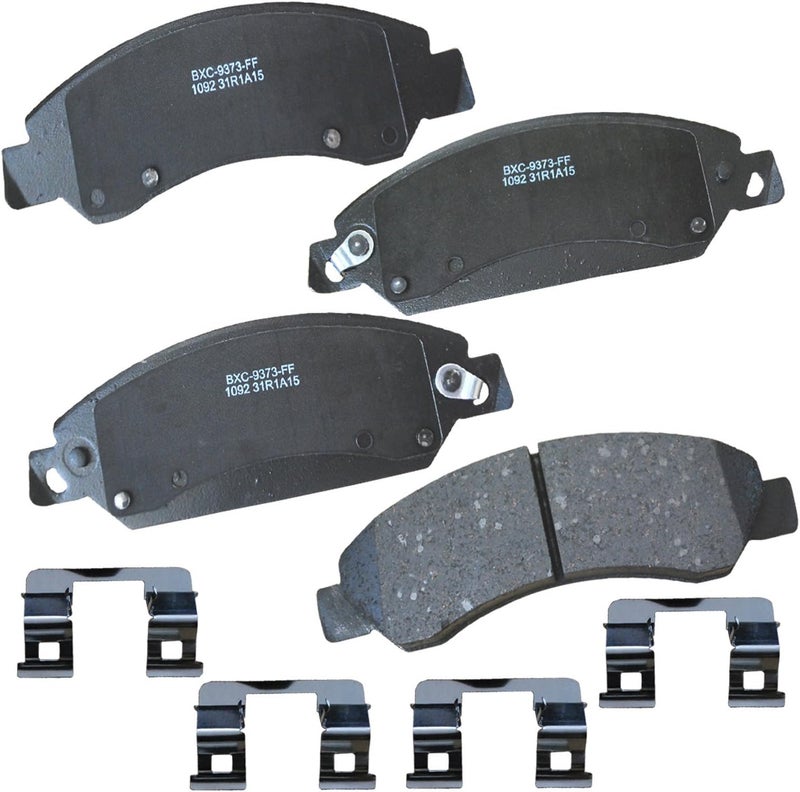 Bendix Premium SBC1092 Ceramic Front Brake Pads for Select Models Cadillac Escalade, Escalade ESV, EXT, Chevrolet Avalanche, Silverado 1500, 1500 Classic, Suburban Tahoe, GMC Sierra Yukon, Yukon XL - Image 1